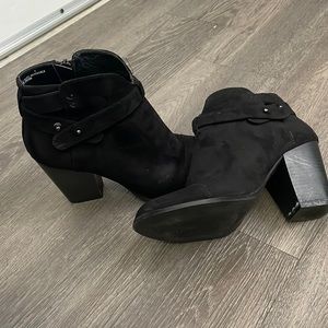 Charlotte Russe Black Ankle Boots - Size 7
